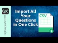 Adobe Captivate Classic - Import All Your Questions in One Click