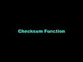 4 Checksum Function