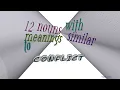 conflict - 15 nouns having the meaning of conflict sentence examples