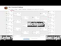 Filling out my NCAA bracket Must Watch