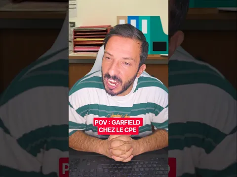 POV : Garfield chez le CPE 😂