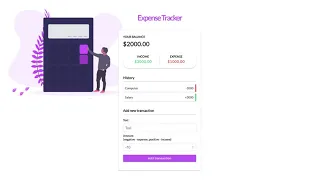 Expense Tracker Vanilla JS - Local Storage
