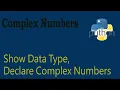 Python Programs Part-03 Complex Number Data Type Variables