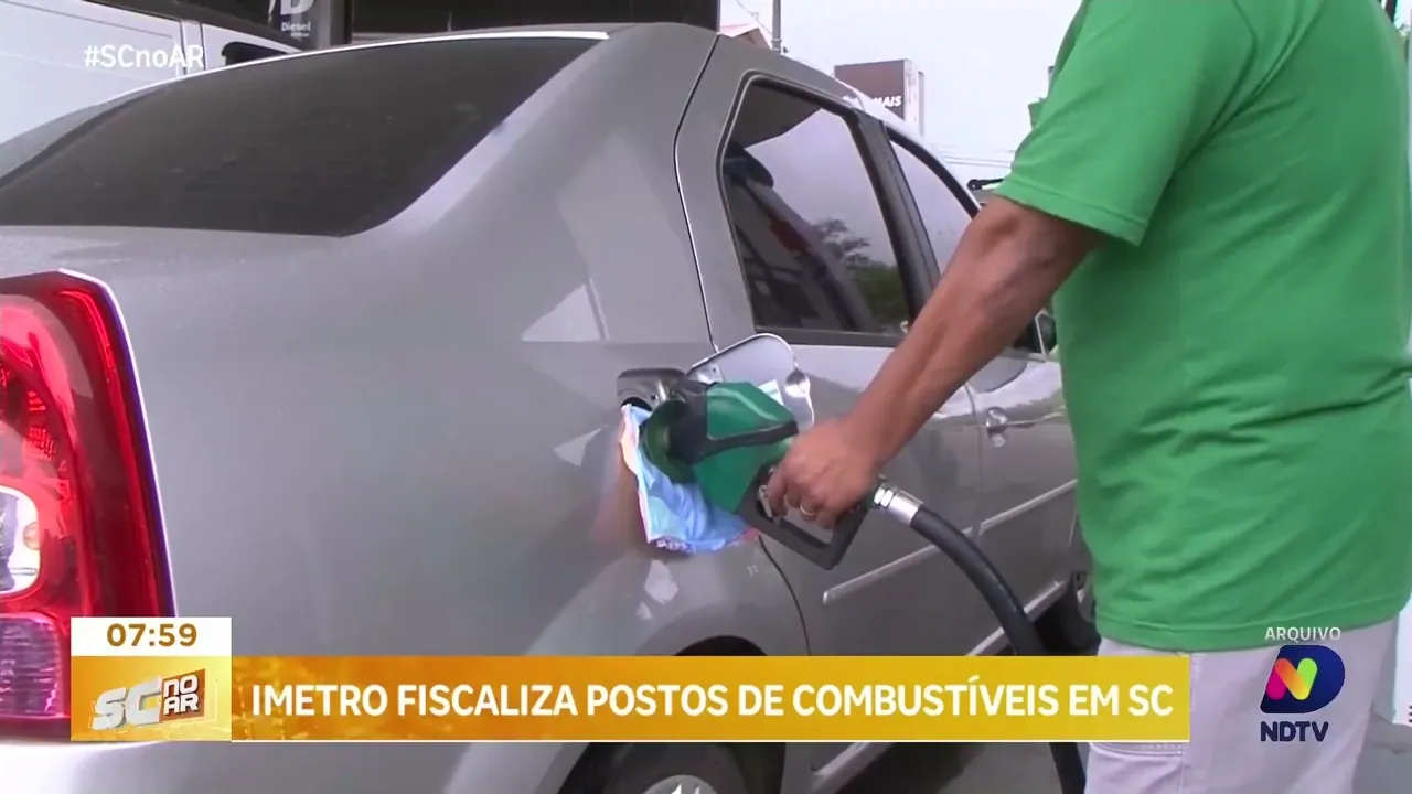 Imetro realiza fiscalização dos postos de combustíveis da região Norte de SC
