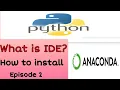 What is IDE in tamil HOW TO INSTALL ANACONDA PYTHON DISTRIBUTION ON WINDOWS 10 python tutorial tamil