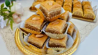 حلويات العيد/ البقلاوة الجزائرية🇩🇿 مع جميع الأسرار باش تتحصلوا على أروع بقلاوة