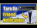 Download Lagu How to Turn On PS5 Friends Online Notifications \u0026 See Friends Come Online! (Best Tutorial!)