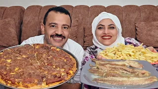 اكلنا الفسيخ والرنجه والبطاطس المقليه في البث المباشر مش هريحكم 