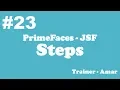 PrimeFaces - JSF Tutorial Step Menu in PrimeFaces using Netbeans IDE Part-23