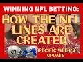 NFL WEEK 8 HOW THE NFL LINES ARE CREATED