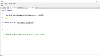 Generate random strings in C using a single line code