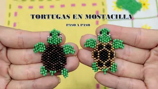 How to make beaded turtles step by step