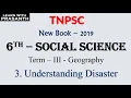 Understanding Disaster 6th STD Term III Social Science English Medium Geography