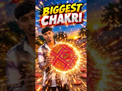 I Made Biggest Chakri 😲 #viral #diwali #biggest #shorts #youtubeshorts