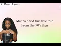 Gyakie - Waka Waka (Lyrics Video)