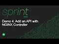 Add an API with NGINX Controller NGINX Sprint Demo 4