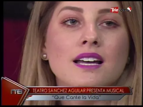 Teatro Sánchez Aguilar presenta musical Que cante la vida