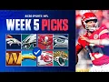 NFL Predictions and Picks For EVERY Week 5 Game Chiefs at Jaguars Best Bets