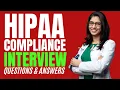 Top 20 HIPAA Compliance Interview Questions and Answers for 2026