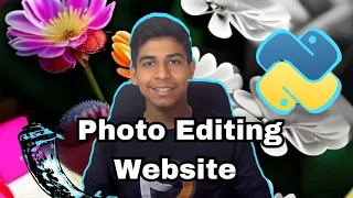 Image editing website using flask python