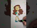 Bratz doll coloring page