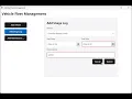 APD-WS2 GUI Vehicle Fleet Management