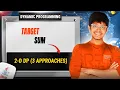 494 Target Sum Memoization Bottom Up Optimized DP