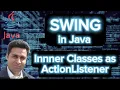 Swing in Java Using Inner Classes As ActionListener - OOP Made Simple Complete Tutorial