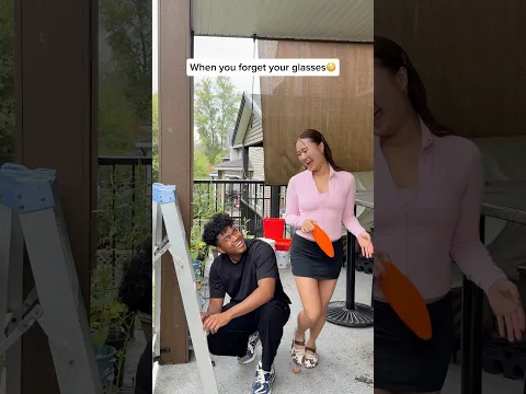 Forgot glasses gone wrong😨 #couple #couples #couplegoals #funny #funnyvideo #comedy #relatable #fun