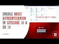 Enable Basic Authentication in Sitecore 10 IIS 10