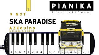 pianika telolet basuri ska paradise tutorial pianika