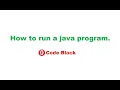How to run a java program in hindi how to run a java program using command prompt in hindi