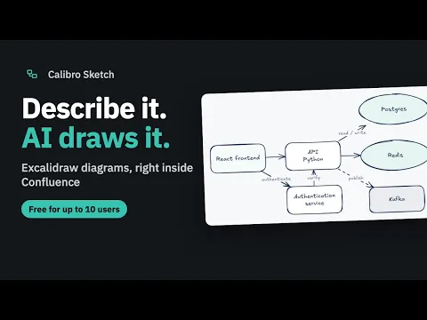 watch Calibro Sketch: Excalidraw Diagrams for Confluence video