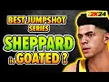 Is SHEPPARD JUMPSHOT base really GOATED NBA 2K24 Best Jumpshot