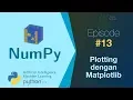 Belajar NumPy Python Data Analisis - Plot Data dengan Matplotlib