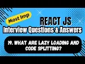 Can LAZY LOADING and Code Splitting REALLY Supercharge Your React App