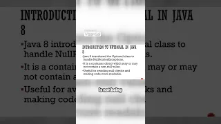 Java 8 Optional Class Explained Master Null Handling in Java Like a Pro