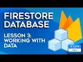 Firebase Tutorial - Create Read Update Delete data Lesson 3