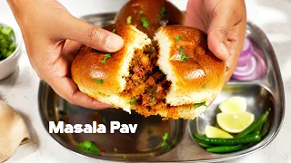 Quick MASALA Pav | Street Style Masala Pav Recipe