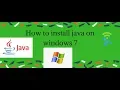 How to install java on windows 7