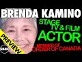Canadian actor and member of Order of Canada BRENDA KAMINO zooms into SNAK this week