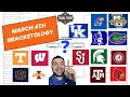 2025 Bracketology Update - March 4
