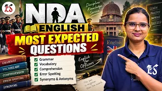 NDA English Most Expected Questions 2026 🔥 | 100% Exam-Oriented Questions | NDA English
