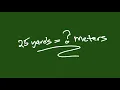Download Lagu Unit Conversion #1 - How to convert yards to meters
