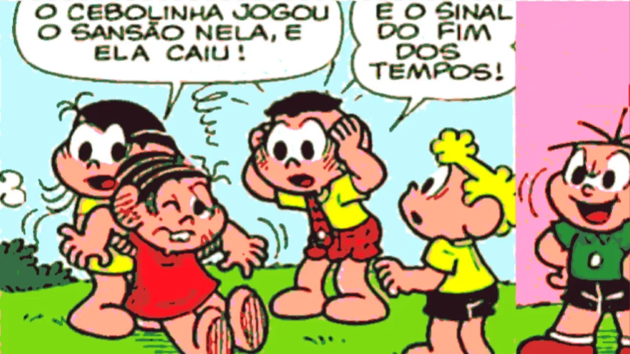 O DIA EM QUE O CEBOLINHA DERROTOU A MÔNICA - QUADRINHOS DA TURMA DA MÔNICA