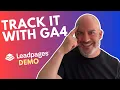 Install Google Analytics 4 GA4 Tracking Code On LeadPages Landing Pages Tag Manager Demo