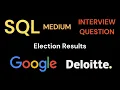 Solution to StrataScratch SQL Medium - Election Results