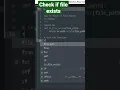 How to check if file exists in Python