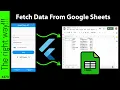 Flutter Tutorial - Google Sheets API