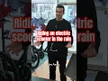 Download Lagu “Can I ride an electric scooter in the rain?” 🛴💦 #shorts #electricscooter